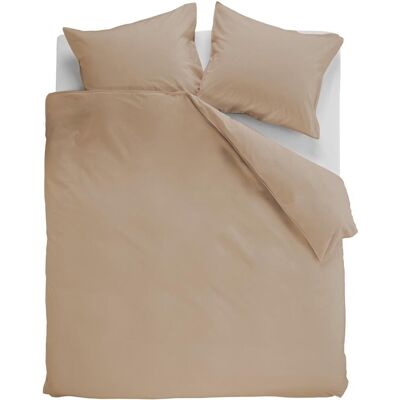 Ambiante cotton uni dekbedovertrek - lits-jumeaux xl - 260x200/220 cm - khaki Ambiante cotton uni dekbedovertrek - lits-jumeaux xl - 260x200/220 cm - khaki