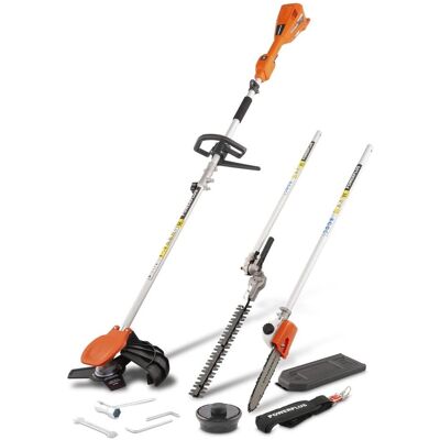Powerplus dual power 4-in-1 tuin multitool op batterijen powdpg75530 - 40 v tuingereedschap, heggenschaar, trimmer, kettingzaag en bosmaaier op accu, zonder accu en lader Powerplus dual power 4-in-1 tuin multitool op batterijen powdpg75530 - 40 v tuingereedschap, heggenschaar, trimmer, kettingzaag en bosmaaier op accu, zonder accu en lader