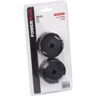 POWERPLUS GARDEN Trimmerlijn - 2 Stuks - 1,4mm x 2x4m - Dubbele snijlijn POWERPLUS GARDEN Trimmerlijn - 2 Stuks - 1,4mm x 2x4m - Dubbele snijlijn