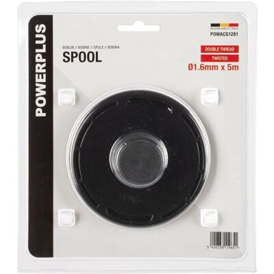 Powerplus spoel met getorste draad powacg1281 - lengte 5 m - 1,6 ᴓ - grastrimmer, bosmaaier, multitool Powerplus spoel met getorste draad powacg1281 - lengte 5 m - 1,6 ᴓ - grastrimmer, bosmaaier, multitool