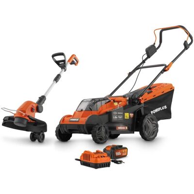 Powerplus Dual power tuingereedschapsset borstelloos powdpg75569 - 2 items incl. batterij 2x20v 5.0/2.5ah en lader, 1 acc. Powerplus Dual power tuingereedschapsset borstelloos powdpg75569 - 2 items incl. batterij 2x20v 5.0/2.5ah en lader, 1 acc.