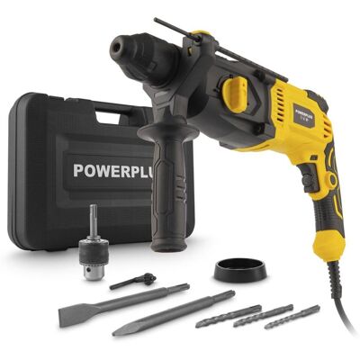 Powerplus elektrische breekhamer powx11700 - 1050 w vermogen en 3.5 joule slagkracht - 5100 slagen per minuut - puntbeitels en boren inbegrepen - sds plus Powerplus elektrische breekhamer powx11700 - 1050 w vermogen en 3.5 joule slagkracht - 5100 slagen per minuut - puntbeitels en boren inbegrepen - sds plus