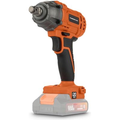 Powerplus dual power slagmoersleutel powdpo2100 - 20v - max. 180nm - excl. accu & lader Powerplus dual power slagmoersleutel powdpo2100 - 20v - max. 180nm - excl. accu & lader