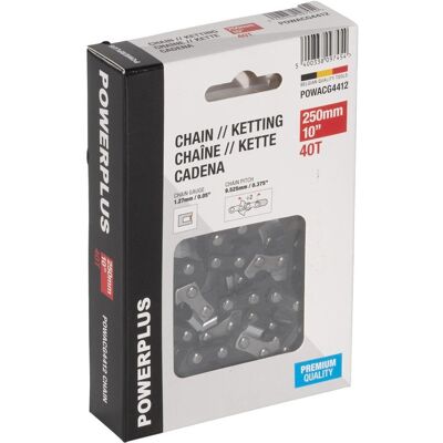 Powerplus - powacg4412 - ketting - 10" - 250mm - 40t - premium Powerplus - powacg4412 - ketting - 10" - 250mm - 40t - premium