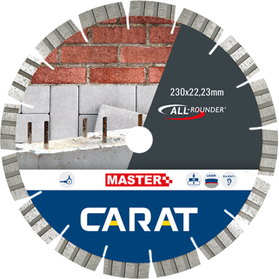 Carat Diamantzaagblad 230x22.2 allrounder Carat Diamantzaagblad 230x22.2 allrounder