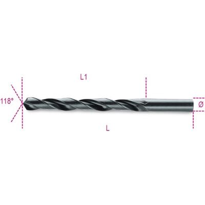 Beta metaal spiraalboor hss 10mm Beta metaal spiraalboor hss 10mm
