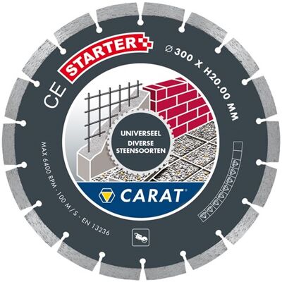 Carat CES4004000 Diamantzaagblad - Universeel Droogzagen 400mm Carat CES4004000 Diamantzaagblad - Universeel Droogzagen 400mm