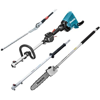 Makita dux60zx10 2x18 v combisysteem + heggenschaar-, kettingzaag- en verlengsteel opzetstuk zonder accu's & lader - dux60zx10 Makita dux60zx10 2x18 v combisysteem + heggenschaar-, kettingzaag- en verlengsteel opzetstuk zonder accu's & lader - dux60zx10