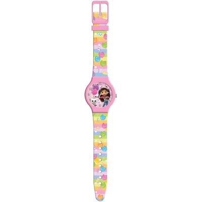 Gabby's Poppenhuis Horloge in Blik Multi kleuren Gabby's Poppenhuis Horloge in Blik Multi kleuren