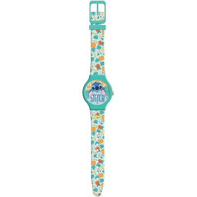 Disney Stitch horloge in blik Multi kleuren Disney Stitch horloge in blik Multi kleuren