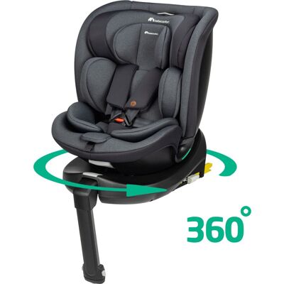 Bebeconfort evolufix plus 360 i-size - autostoel - tinted black - vanaf de geboorte tot 12 jaar oud Bebeconfort evolufix plus 360 i-size - autostoel - tinted black - vanaf de geboorte tot 12 jaar oud
