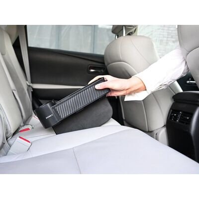 Dooky car - seat storage buddy - organizer bevestigd tussen autostoelen - zwart Dooky car - seat storage buddy - organizer bevestigd tussen autostoelen - zwart