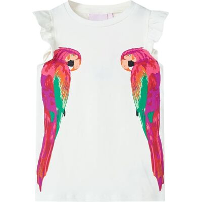 VidaXL Kindershirt 104 ecru VidaXL Kindershirt 104 ecru