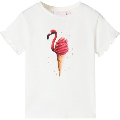 VidaXL Kindershirt 104 ecru VidaXL Kindershirt 104 ecru