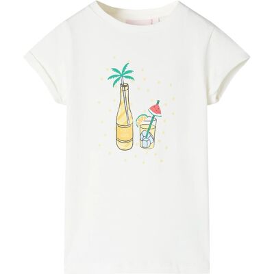 VidaXL Kindershirt 104 ecru VidaXL Kindershirt 104 ecru