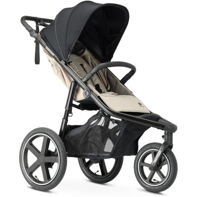 Deryan bolt hardloop kinderwagen - jogging buggy - muggennet - creme Deryan bolt hardloop kinderwagen - jogging buggy - muggennet - creme