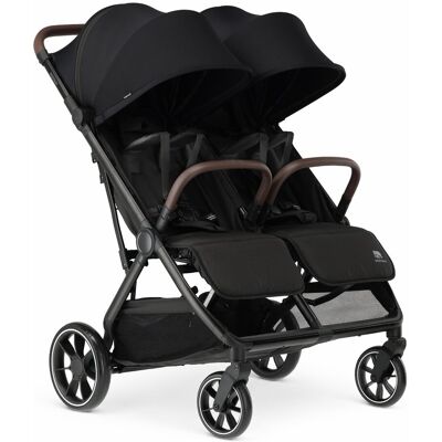 Deryan rolo x2 xl v2 duo buggy - compacte dubbele buggy - zwart Deryan rolo x2 xl v2 duo buggy - compacte dubbele buggy - zwart