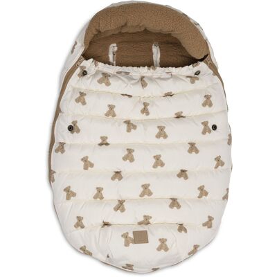 Jollein voetenzak groep 0+ 3/5 punts puffed mini teddy bear Jollein voetenzak groep 0+ 3/5 punts puffed mini teddy bear