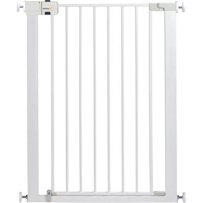 Safety 1st easy close traphekje - extra hoog - 73 t/m 80 - uitbreidbaar - klembevestiging - metal white Safety 1st easy close traphekje - extra hoog - 73 t/m 80 - uitbreidbaar - klembevestiging - metal white