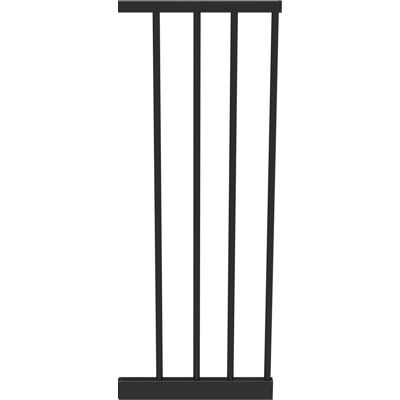 Noma verlengstuk traphekje easy pressure fit 28 cm metaal zwart 93834 Noma verlengstuk traphekje easy pressure fit 28 cm metaal zwart 93834