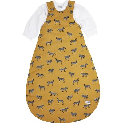 Meyco baby zebra animal baby slaapzak rond tweedelig - honey gold - 80/86 - 2.5 tog Meyco baby zebra animal baby slaapzak rond tweedelig - honey gold - 80/86 - 2.5 tog