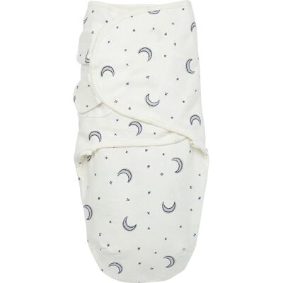 Meyco baby moon swaddle inbakerdoek - indigo - 0-3 maanden - 1.0 tog Meyco baby moon swaddle inbakerdoek - indigo - 0-3 maanden - 1.0 tog