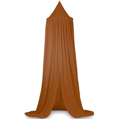 Deryan baby klamboe vintage 245cm - kinderklamboe - hemeltje caramel Deryan baby klamboe vintage 245cm - kinderklamboe - hemeltje caramel