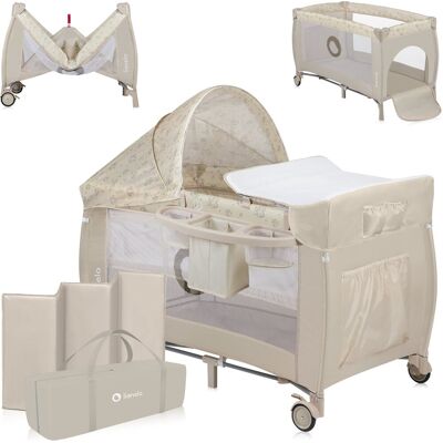 Lionelo Sven Plus - Reisslaapzak met Verschoningsmat & Accessoires - Babybedje Lionelo Sven Plus - Reisslaapzak met Verschoningsmat & Accessoires - Babybedje