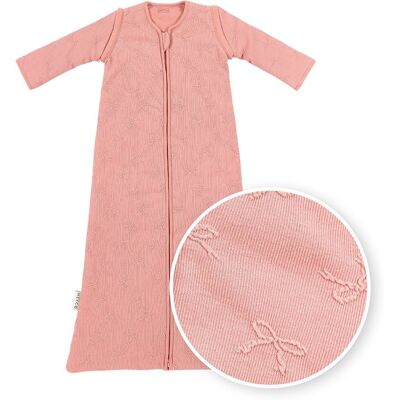 Meyco baby studio collection bow baby slaapzak met afritsbare mouwen - rose - 90cm - 2.5 tog Meyco baby studio collection bow baby slaapzak met afritsbare mouwen - rose - 90cm - 2.5 tog