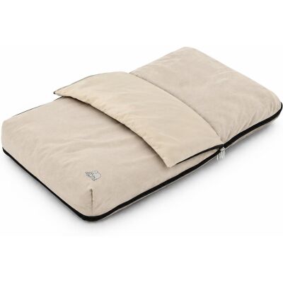 Deryan airtraveller vliegtuigbedje - reiskussen met matras - cream Deryan airtraveller vliegtuigbedje - reiskussen met matras - cream