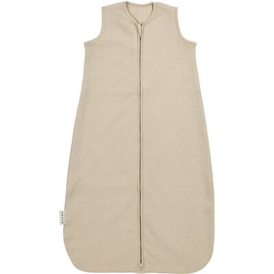 Meyco baby studio collection classic baby slaapzak - sand - 70cm - 1.0 tog Meyco baby studio collection classic baby slaapzak - sand - 70cm - 1.0 tog