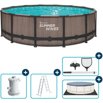 Summer Waves Elite Frame Pool 427x107cm - Zwembad Summer Waves Elite Frame Pool 427x107cm - Zwembad