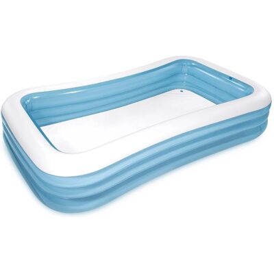 Intex Familiezwembad 305x183x56 cm - Rechthoekig, Opblaasbaar, 3 Luchtkamers Intex Familiezwembad 305x183x56 cm - Rechthoekig, Opblaasbaar, 3 Luchtkamers