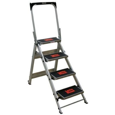 Altrex safety step aluminium trap 4 treden - 503004 Altrex safety step aluminium trap 4 treden - 503004