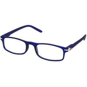 Spectrum leesbril mat blauw rechthoekig 2.00 Spectrum leesbril mat blauw rechthoekig 2.00