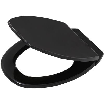 Tiger logston - wc bril - easy clean - mdf - zwart Tiger logston - wc bril - easy clean - mdf - zwart