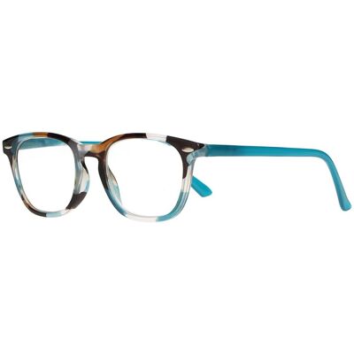 Spectrum leesbril blauw/bruin 3.00 Spectrum leesbril blauw/bruin 3.00