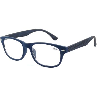 Spectrum leesbril blauw/zwart vierkant 2.00 Spectrum leesbril blauw/zwart vierkant 2.00