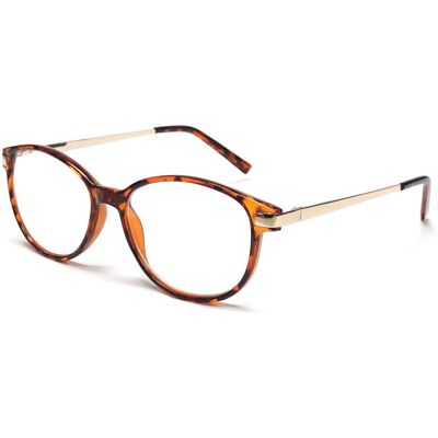 Spectrum leesbril havanna/ goud 3.00 klassiek rond Spectrum leesbril havanna/ goud 3.00 klassiek rond