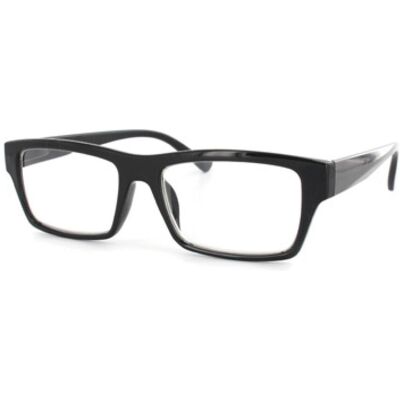 Spectrum leesbril zwart 2.00 rechthoekig Spectrum leesbril zwart 2.00 rechthoekig