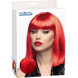 Boland Long Bob - Dans Neonrood Parykk - Feestkostuum Accessoire Boland Long Bob - Dans Neonrood Parykk - Feestkostuum Accessoire