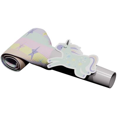 Folat BV Roltongen Unicorns & Rainbows - 6 stuks - feestartikel Folat BV Roltongen Unicorns & Rainbows - 6 stuks - feestartikel