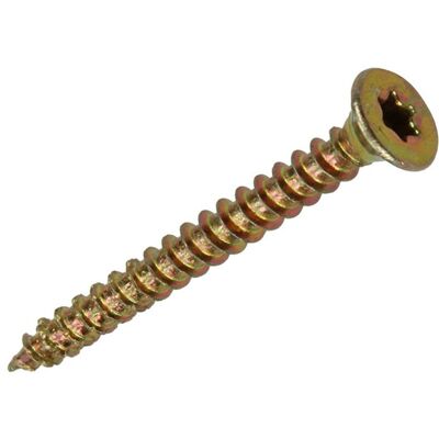 Mack 1017284 - spaanplschr.vzkop-zelfb. geelverz. 35 st 3,0 x 30 mm 10 stuks Mack 1017284 - spaanplschr.vzkop-zelfb. geelverz. 35 st 3,0 x 30 mm 10 stuks