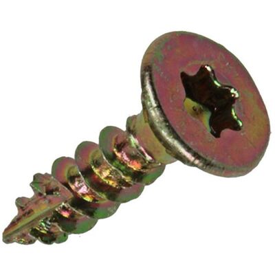 Mack 1017292 - spaanplschr.vzkop-zelfb. geelverz. 35 st 4,0 x 16 mm 10 stuks Mack 1017292 - spaanplschr.vzkop-zelfb. geelverz. 35 st 4,0 x 16 mm 10 stuks