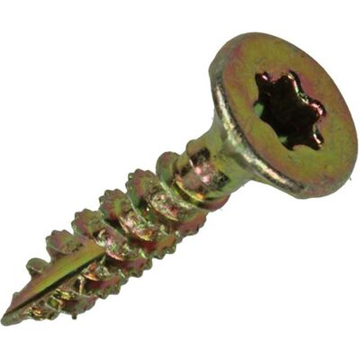 Mack 1017293 - spaanplschr.vzkop-zelfb. geelverz. 30 st 4,0 x 20 mm 10 stuks Mack 1017293 - spaanplschr.vzkop-zelfb. geelverz. 30 st 4,0 x 20 mm 10 stuks
