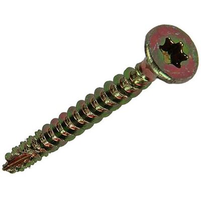 Mack 1017296 - spaanplschr.vzkop-zelfb. geelverz. 20 st 4,0 x 35 mm 10 stuks Mack 1017296 - spaanplschr.vzkop-zelfb. geelverz. 20 st 4,0 x 35 mm 10 stuks