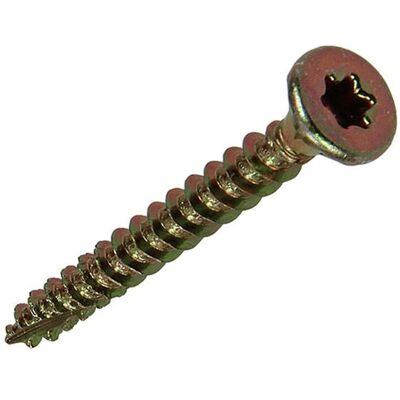 Mack 1018005 - spaanplschr.vzkop-zelfb. geelverz. 75 st 3,5 x 30 mm 5 stuks Mack 1018005 - spaanplschr.vzkop-zelfb. geelverz. 75 st 3,5 x 30 mm 5 stuks