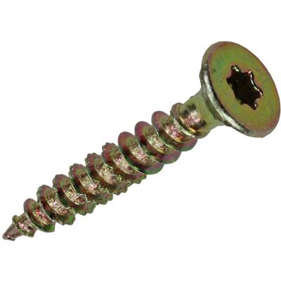 Mack 1018015 - spaanplschr.vzkop-zelfb. geelverz. 45 st 4,5 x 30 mm 5 stuks Mack 1018015 - spaanplschr.vzkop-zelfb. geelverz. 45 st 4,5 x 30 mm 5 stuks