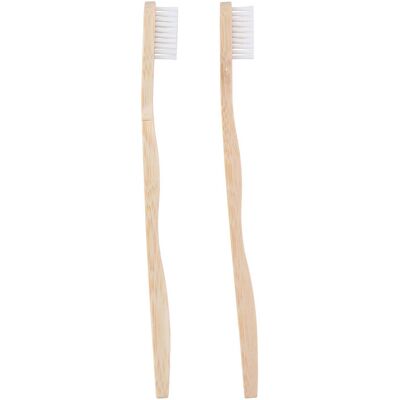 Tandenborstel Bamboe, 2st. Bruin Tandenborstel Bamboe, 2st. Bruin