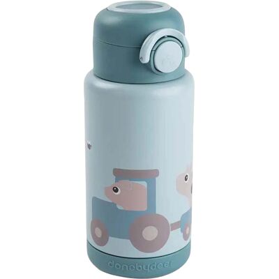 Done By Deer geïsoleerde drinkfles tiny farm - blauw Blauw Done By Deer geïsoleerde drinkfles tiny farm - blauw Blauw